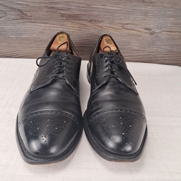 Allen Edmonds Men’s Sanford Leather Cap Toe Derbies Size 14A Made In USA main image 13